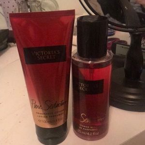 vs body lotion and perfume